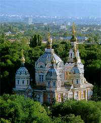 Russian Orthodox Chirch in Almaty